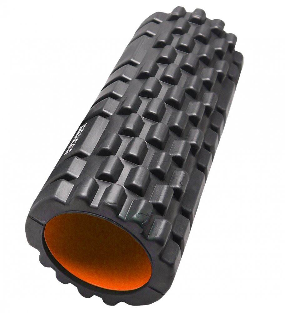 Ролик массажный Power System PS-4050 Fitness Foam Roller 33x15 см Black/Orange - фото 1