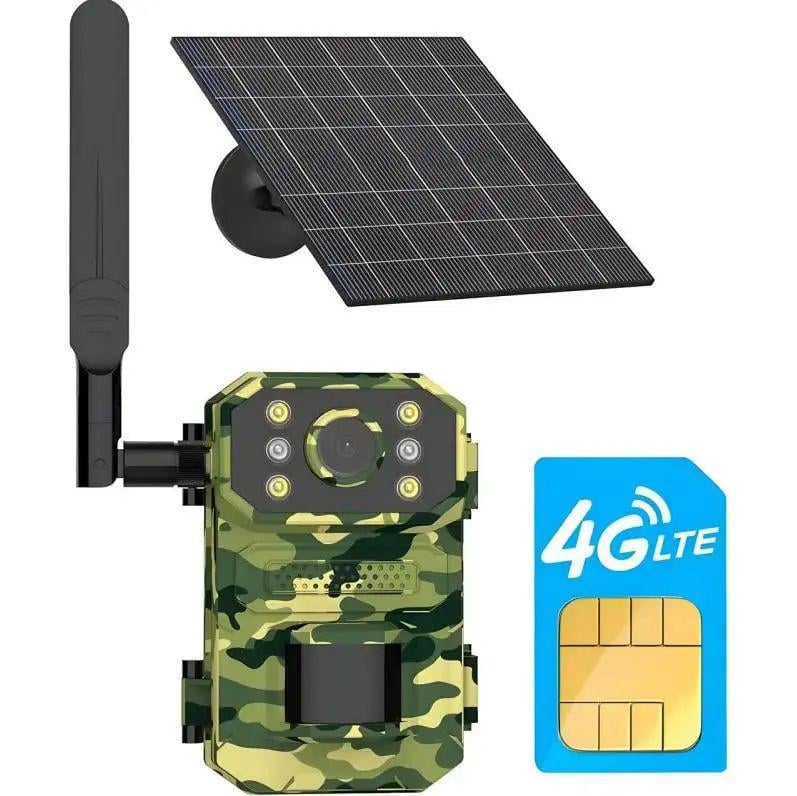 Камера для охоты A8S 4G на солнечной батарее с датчиком движения (opt-103808)