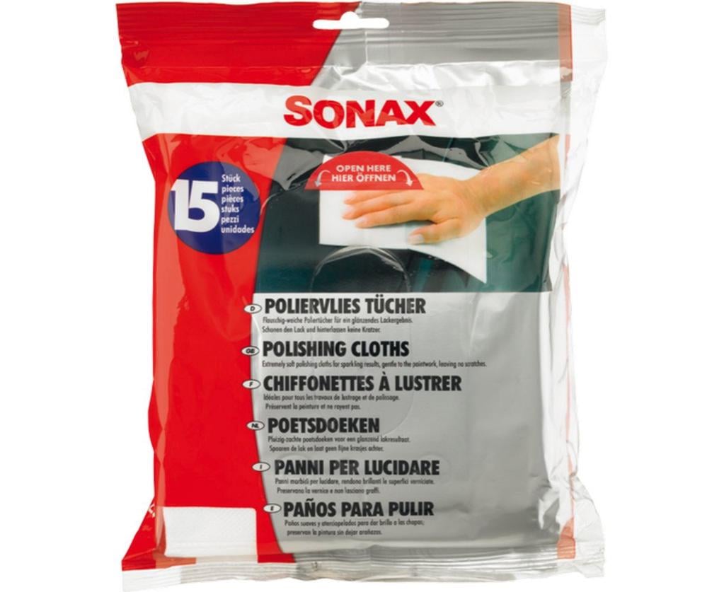 Салфетки SONAX для полировки 15 шт. (64782)