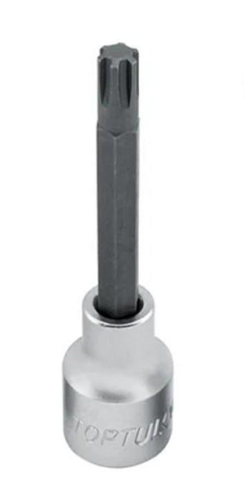 Торцева насадка 1/2" Toptul BCRA1609 RIBE M9x100 мм Торцева насадка 1/2" Toptul BCRA1609 RIBE M9x100 мм