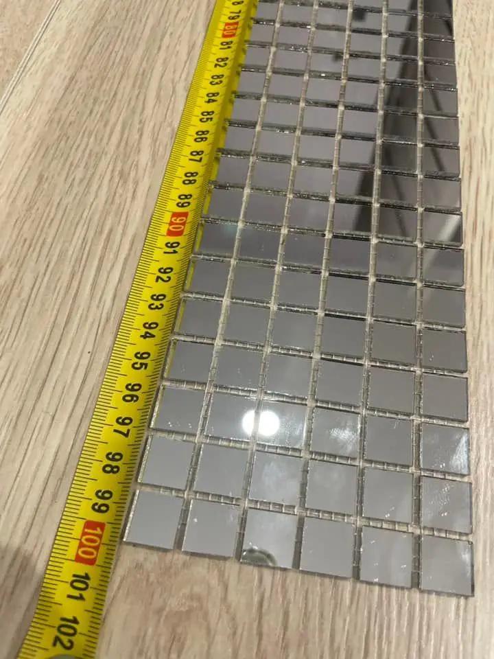Мозаїка дзеркальна Decor Stone Hub Zs-смуга-Z квадрат для інкрустації сходів 1000x85 мм Сріблястий (004191) - фото 4 Мозаїка дзеркальна Decor Stone Hub Zs-смуга-Z квадрат для інкрустації сходів 1000x85 мм Сріблястий (004191) - фото 4