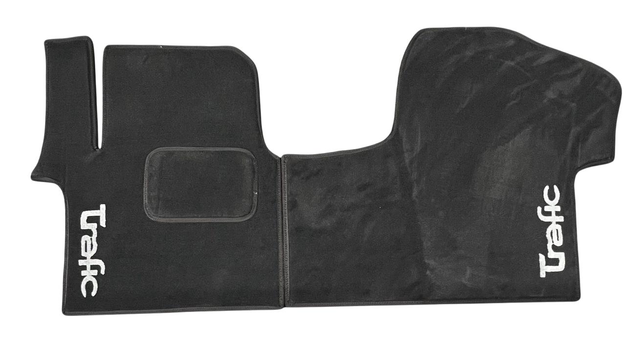 Коврики в салон ворсовые для Renault Trafic 2001-2014 Премиум 5 шт. Черный (27326709)