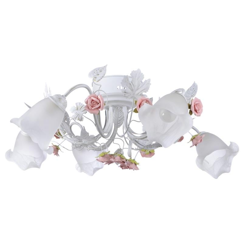 Люстра на 5 плафонов Brille BKL-502S/5 флористика