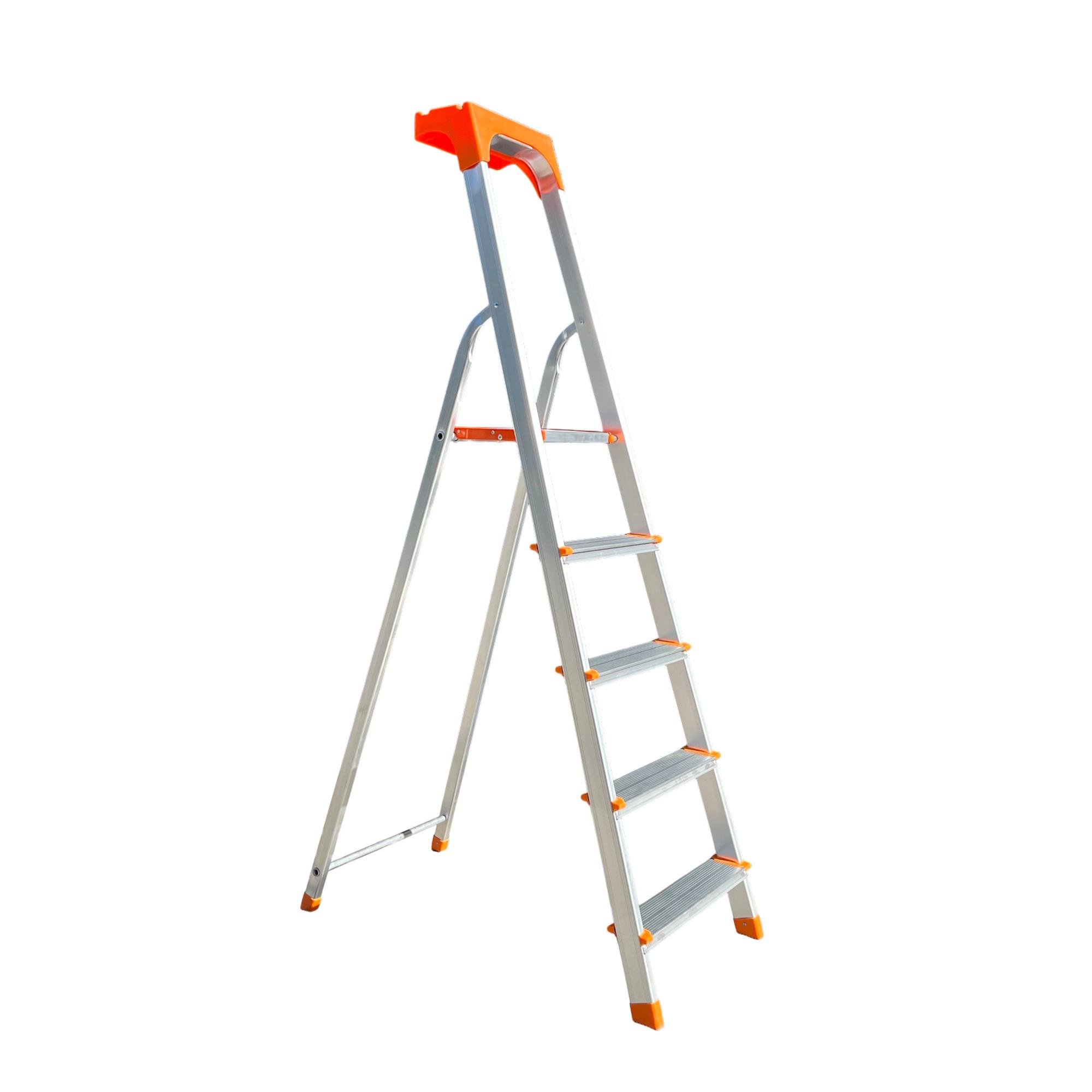 Лестница односторонняя алюминиевая Техпром на 5 ступеней (10705)