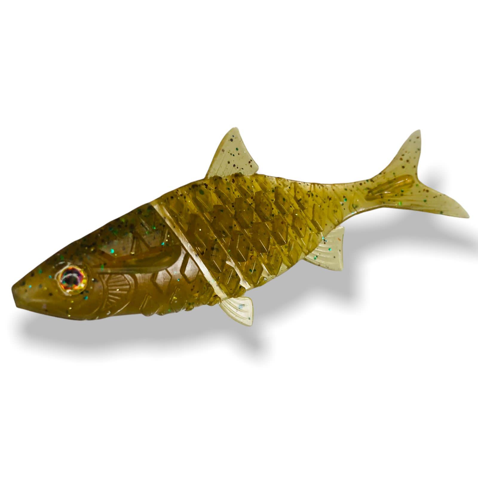 Приманки Big Baits Chebak 3D речная серия 4,0" 2 шт. # 100 Caramel (2406100) - фото 4