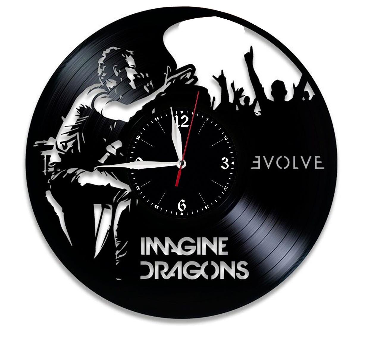 Часы настенные Imagine Dragons 2094 из виниловой пластинки