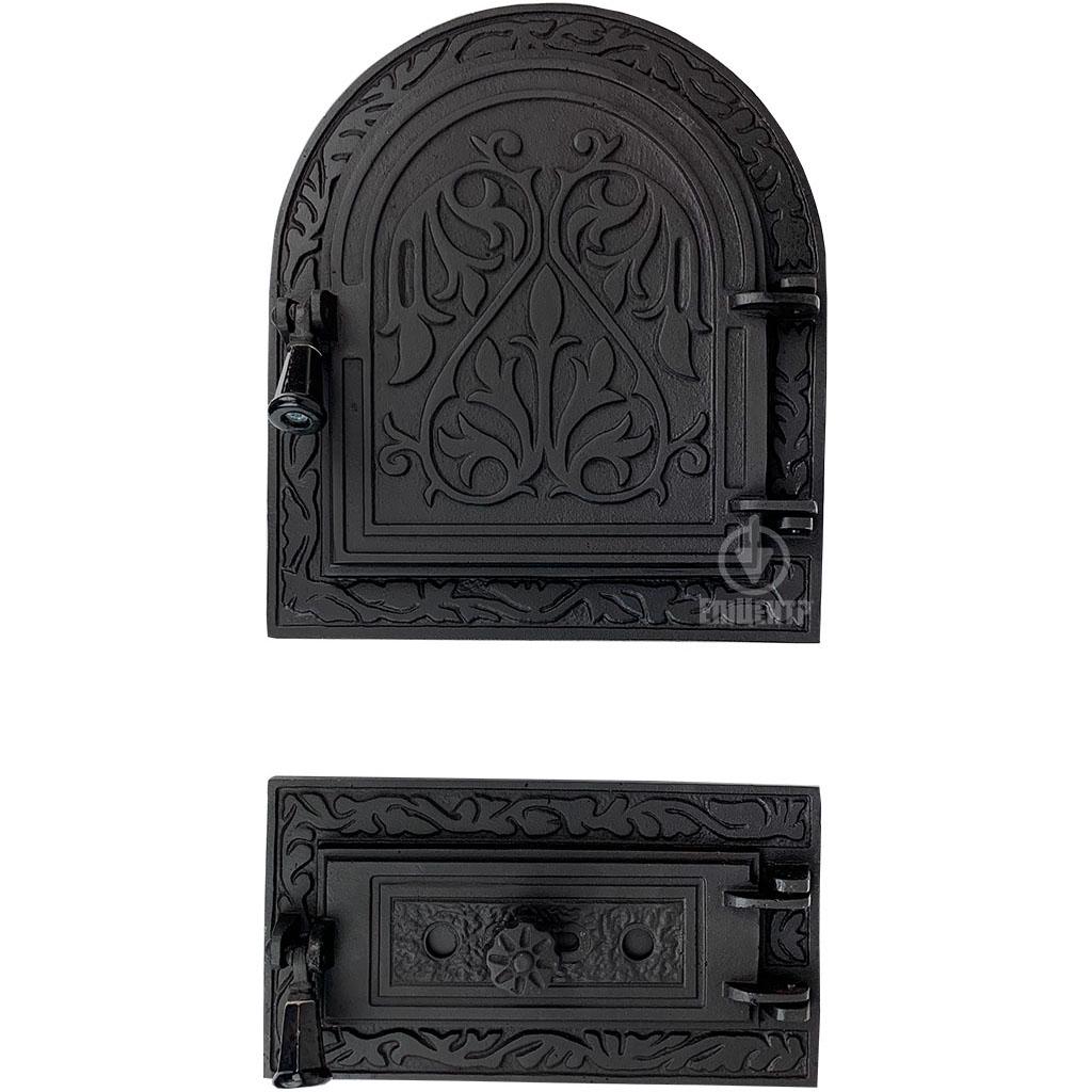 Дверцята для печі роздільні Iron Fire Linda SWG 310x360 мм (1468)