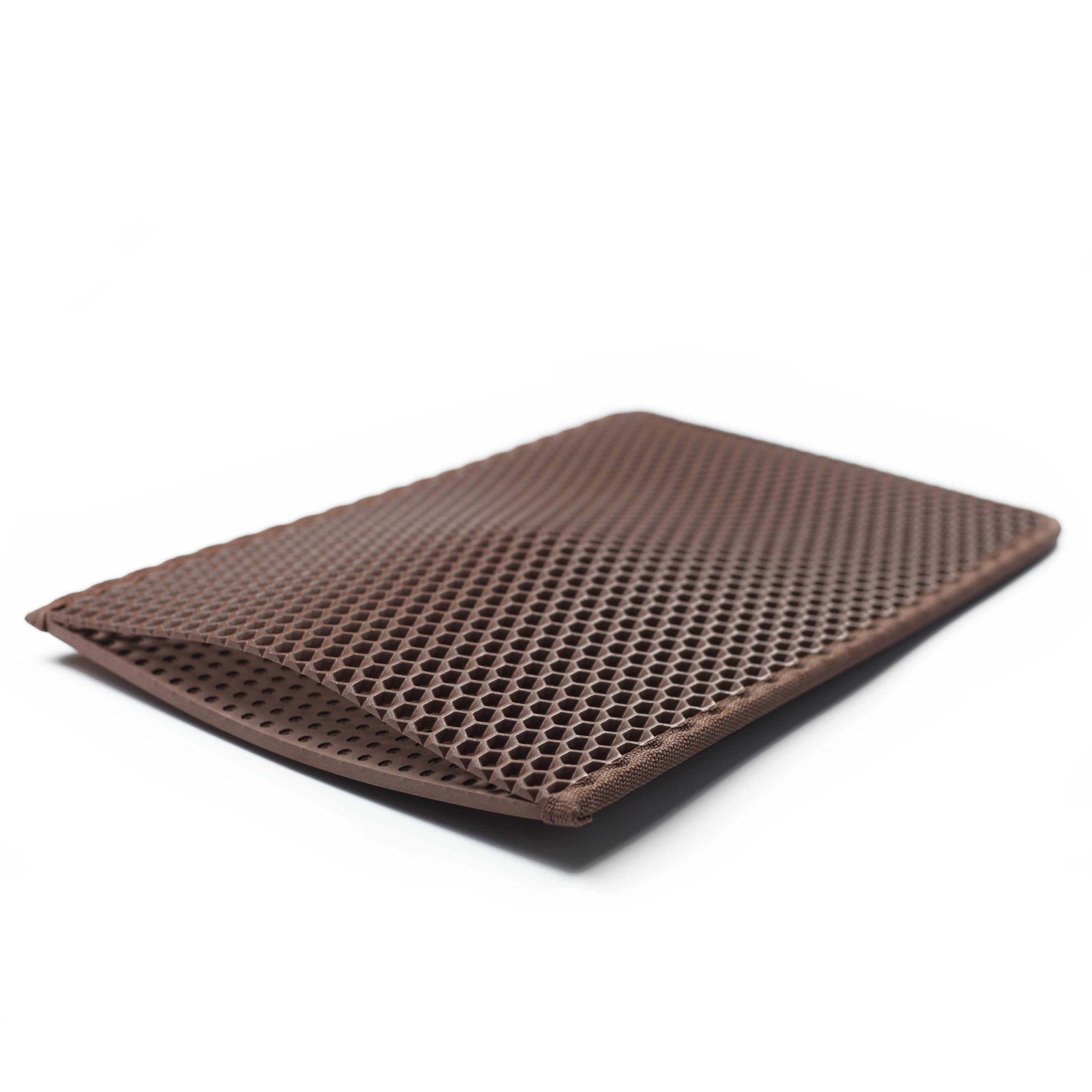 Коврик двухслойный Cat in Box для кошачьего лотка EVA 50x30 см Коричневый - фото 1 Коврик двухслойный Cat in Box для кошачьего лотка EVA 50x30 см Коричневый - фото 1