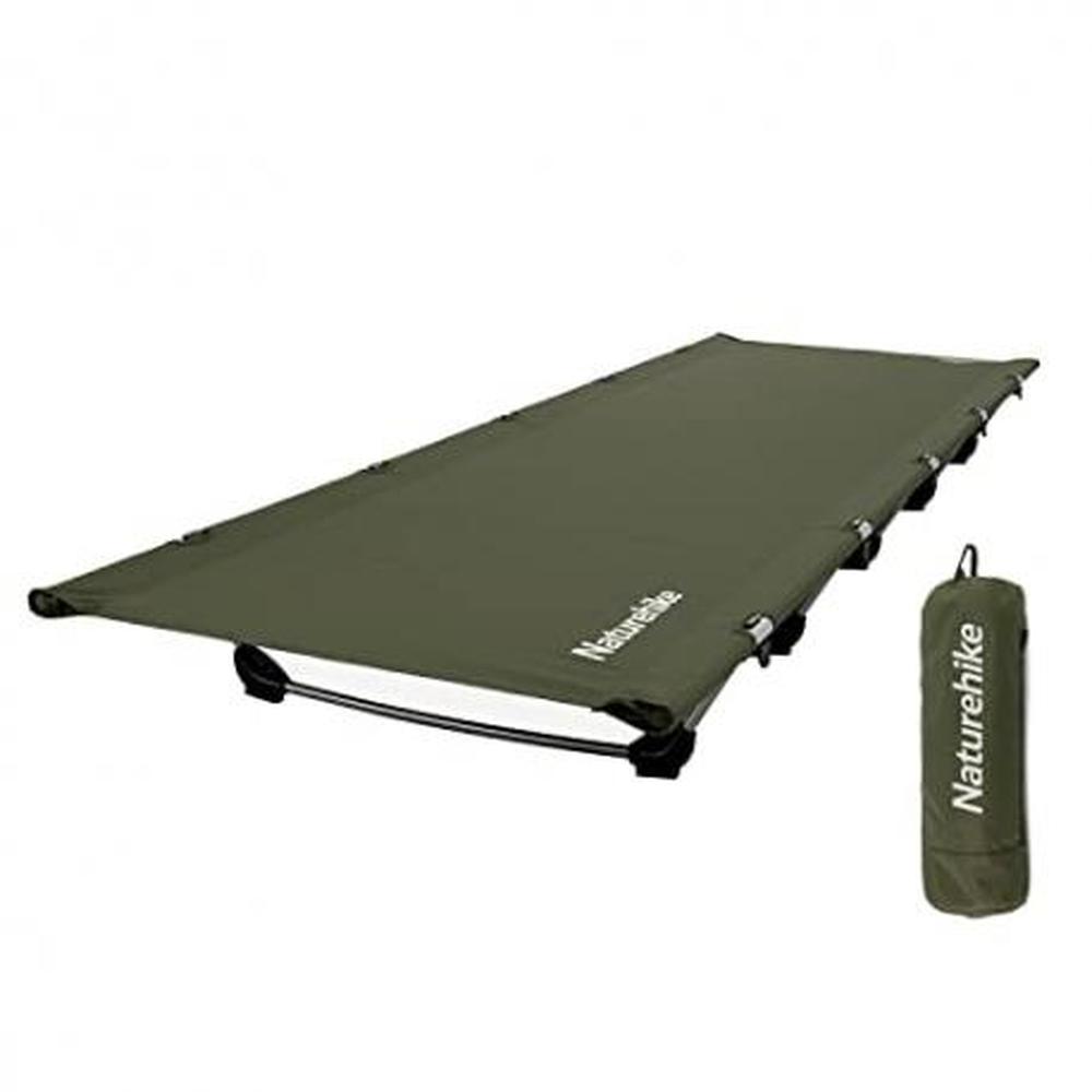 Туристическая кровать складная Naturehike XJC05 NH20JJ001 190х65х15 до 150 кг алюминий Army Green (6927595798119)