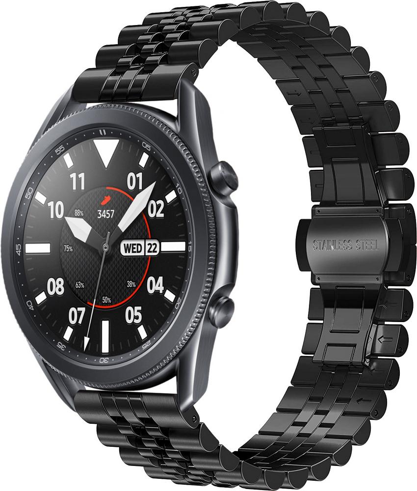 Браслет металлический Stech для Galaxy Watch 3 45mm Black (25249-2B)