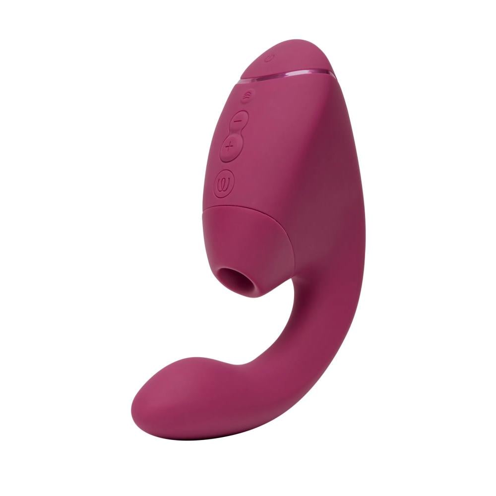 Вибратор-стимулятор вакуумный Womanizer Next Duo Dusky Pink для точки G, розовый
