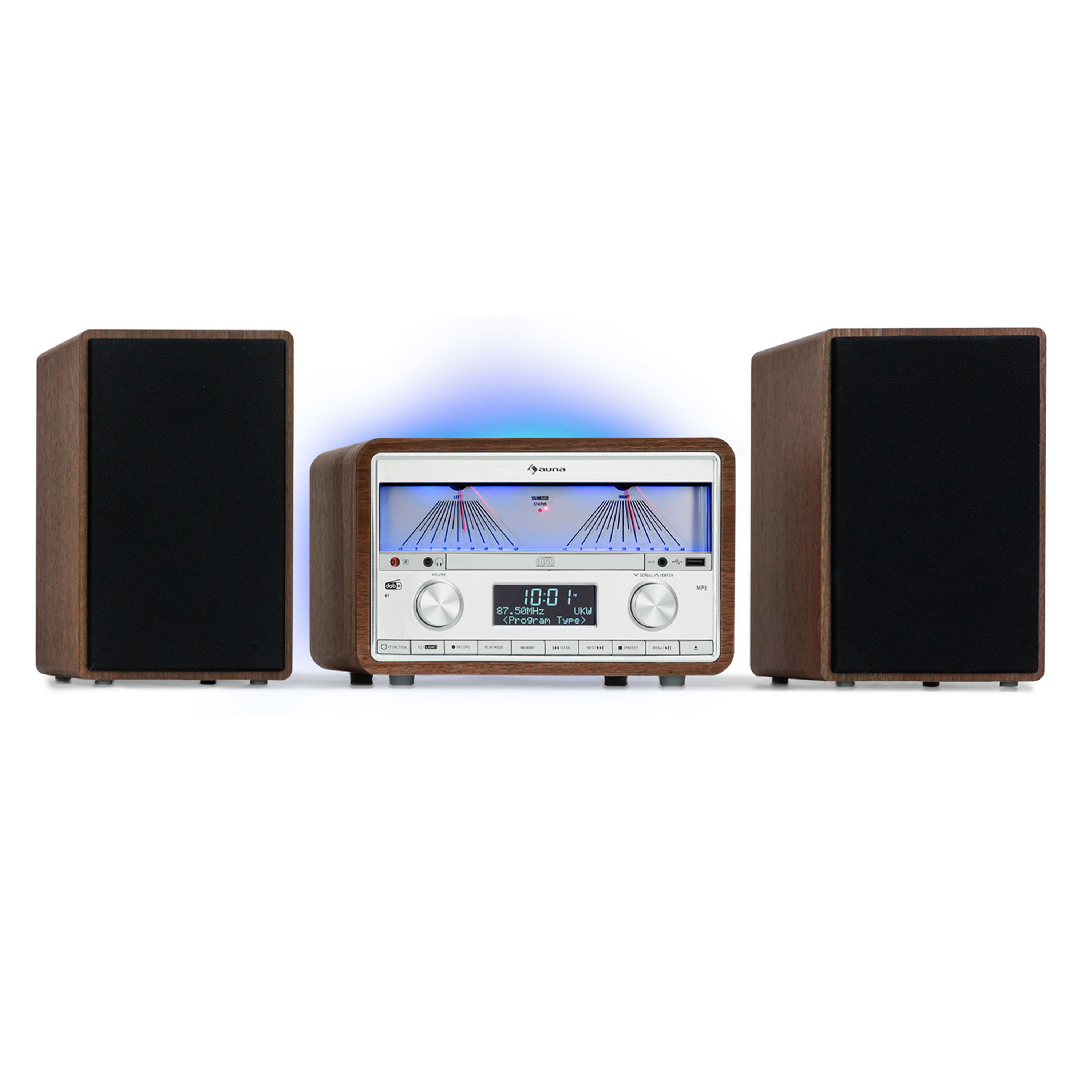 Стереосистема Auna Elton DAB с функцией записи для всех медиаисточников (10041319)