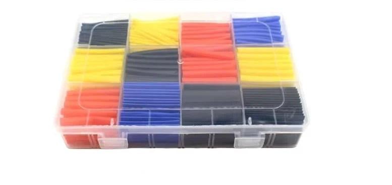 Набор термоусадочных трубок 780 шт. в боксе 12 цветов Набор термоусадочных трубок 780 шт. в боксе 12 цветов