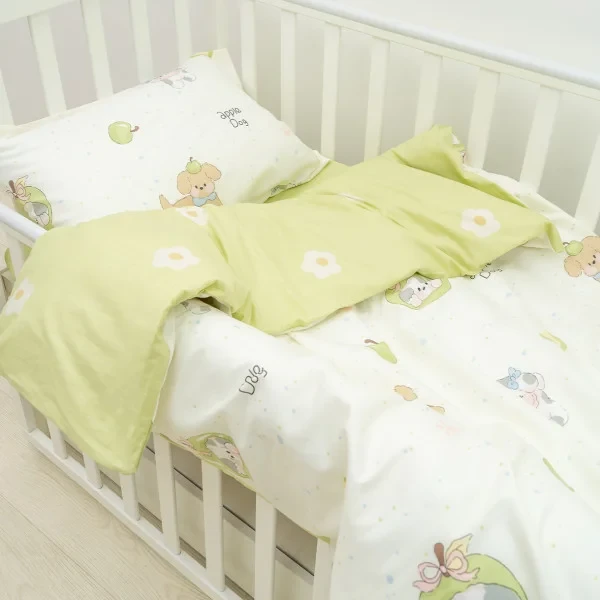 Постільна білизна для немовлят Viluta 763 Сатин твіл з простирадлом на гумці (28092033)