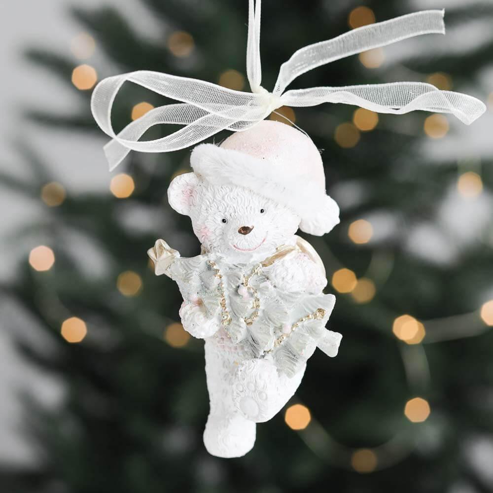 Подвеска Тедди с елкой 4 шт. (2007-104)