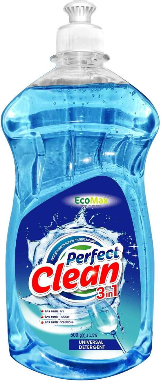 Средство для мытья посуды EcoMax Perfect Clean 3in1 Universal Detergent 500 г (18692)