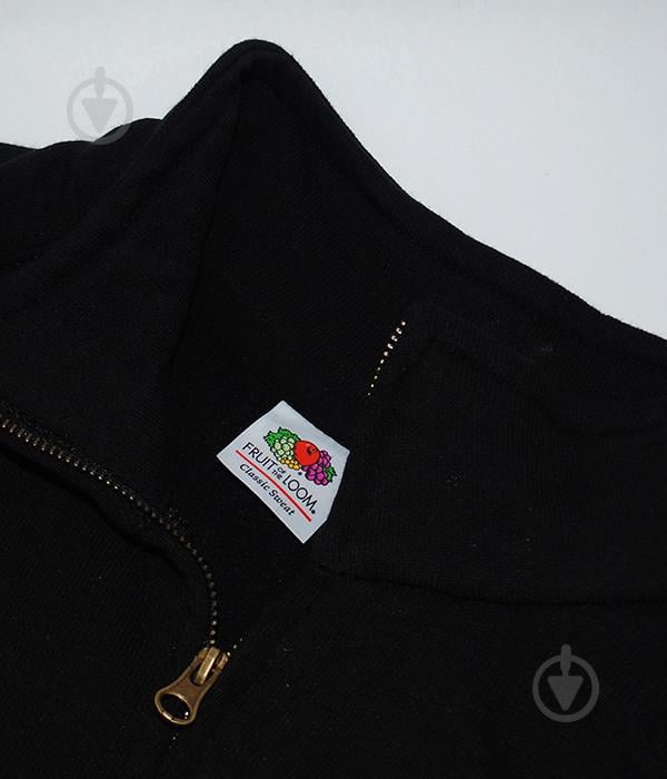 Толстовка Fruit of the Loom Classic sweat jacket S Чорний (062230036S) - фото 3