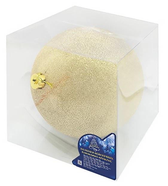 Елочный шар МАГІЧНА-НОВОРІЧНА 8585G с блестками 25 см