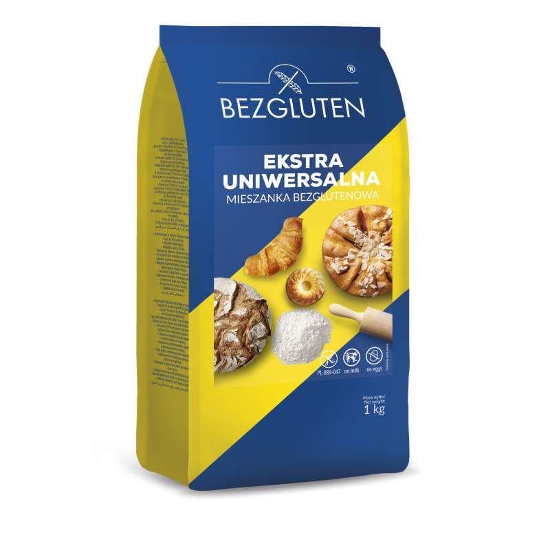 Смесь без глютена Bezgluten универсальная 1000 г Смесь без глютена Bezgluten универсальная 1000 г