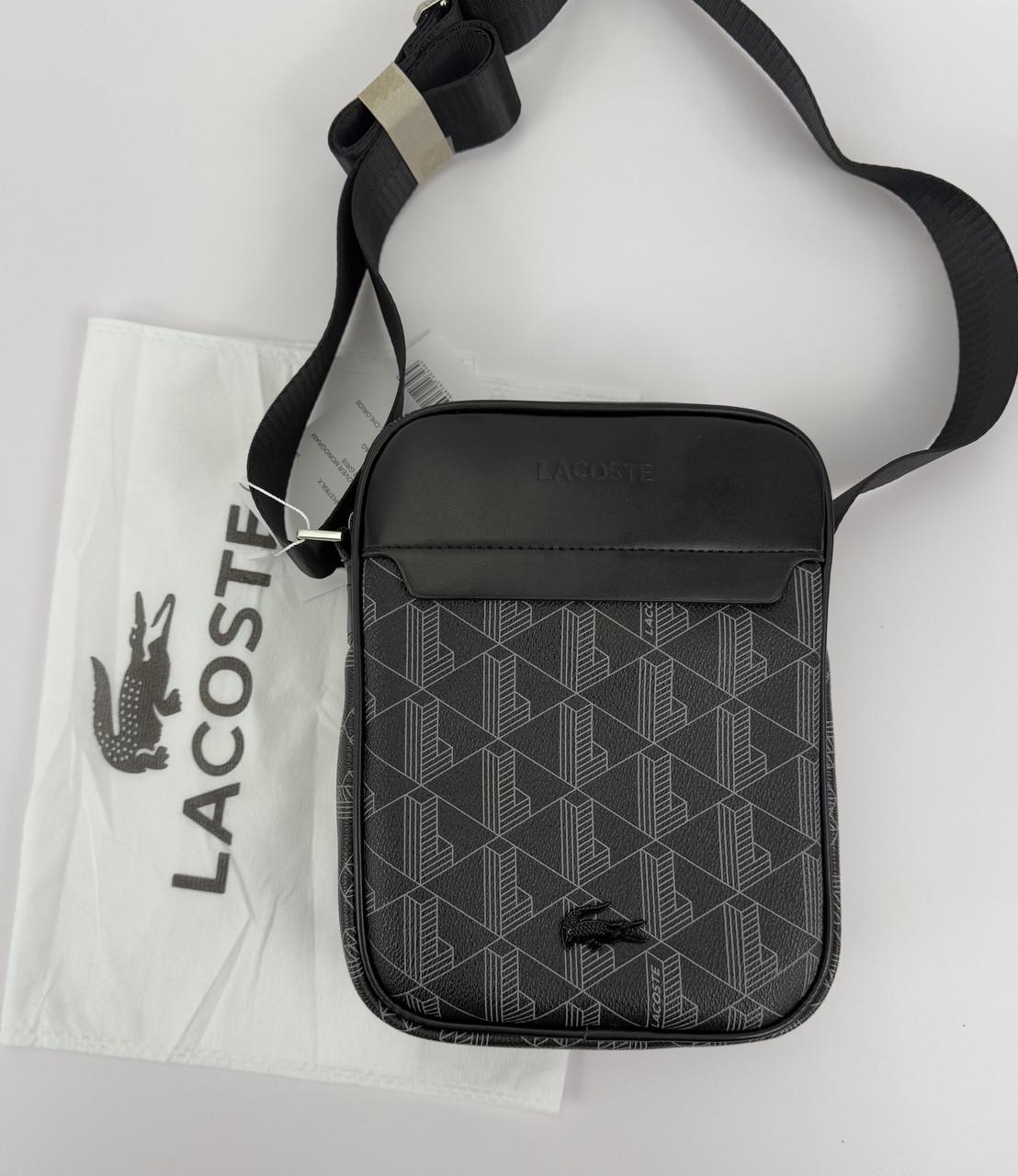 Мессенджер через плечо Lacoste Черный