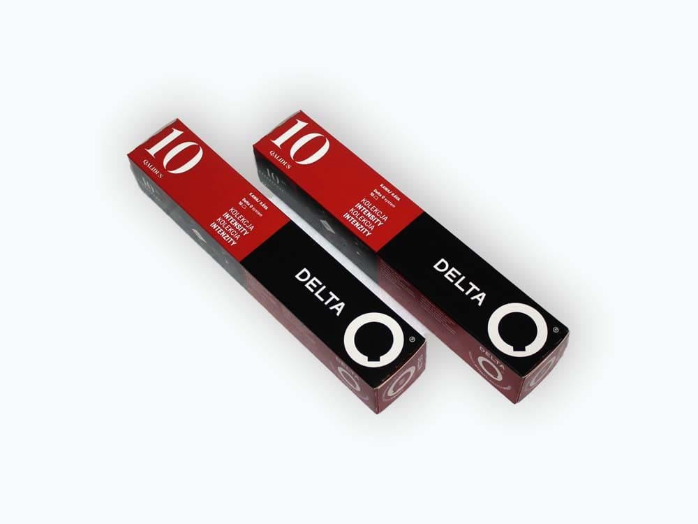 Кофе в капсулах Delta Q 10 по крепости комплект 2 упаковки 10 шт. (46765745624591)