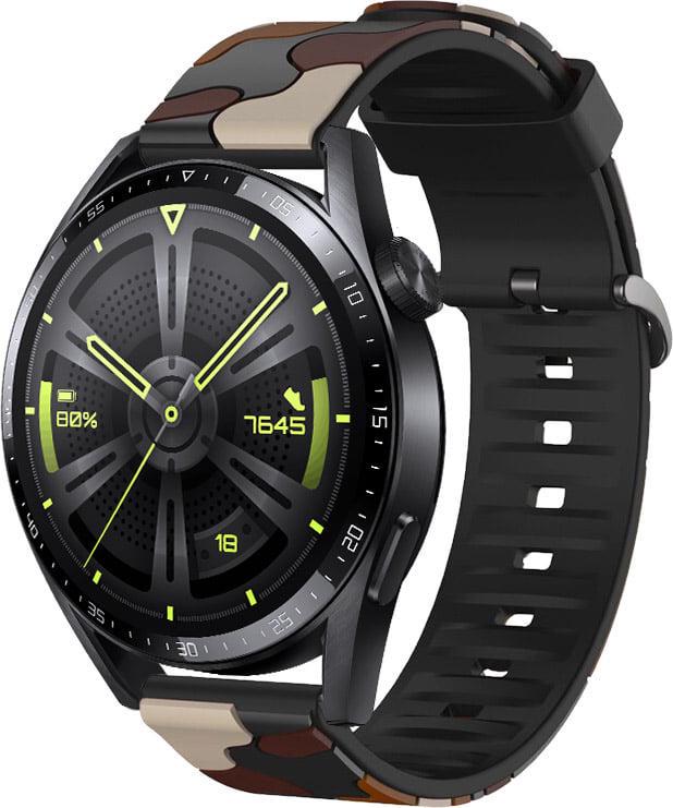 Ремінець Tactic Camouflage для Huawei Watch GT 4 46 мм Khaki (38589-17)