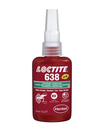 Фиксатор втулочный анаэробный LOCTITE 638 50 мл (23274134)