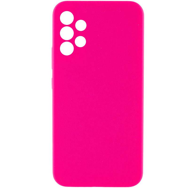 Противоударный чехол Silicone Cover Lakshmi Full Camera (AAA) для Samsung Galaxy A52 4G / A52 5G / A52s Розовый / Barbie pink