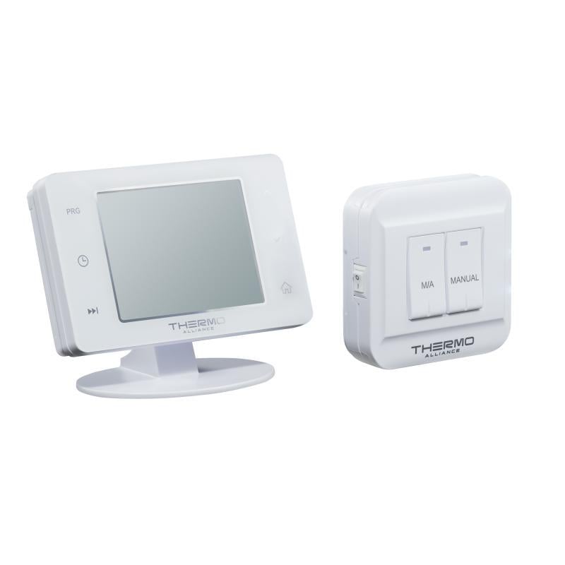 Термостат тижневий програмований Thermo Alliance ТА-2701RFWiFi радіокерований сенсорний з WiFi Термостат тижневий програмований Thermo Alliance ТА-2701RFWiFi радіокерований сенсорний з WiFi