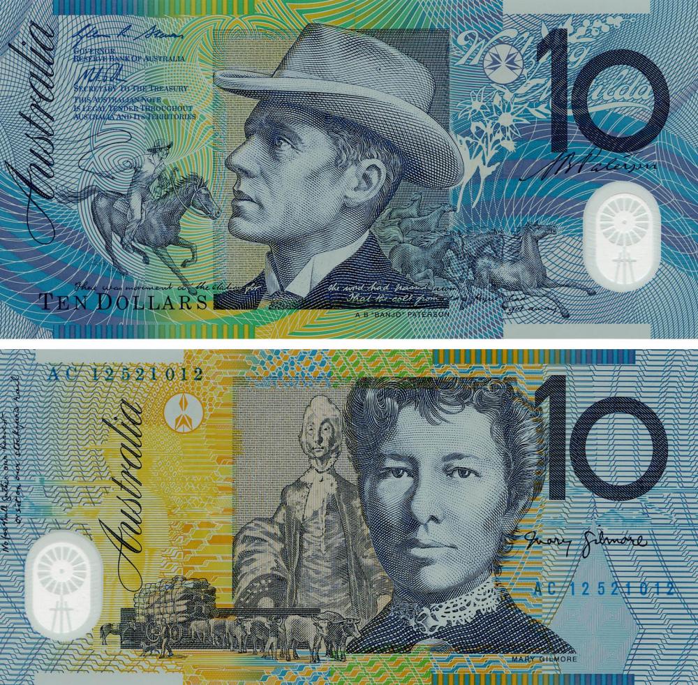 Колекційна банкнота Австралія 10 доларів 1993 UNC P58 (Б05236)
