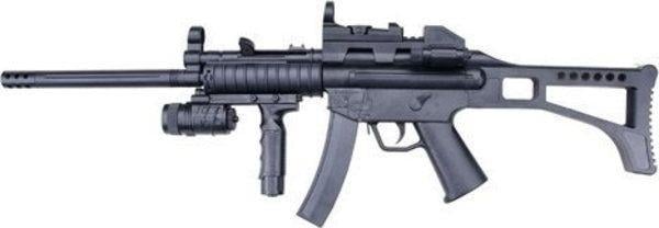 Автомат-лазер детский пластиковый МР5 лазер/фонарик/очки/приклад/пульки (HY017C) Автомат-лазер детский пластиковый МР5 лазер/фонарик/очки/приклад/пульки (HY017C)