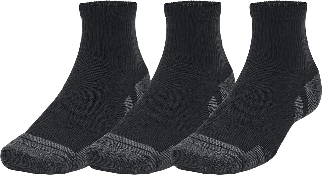 Носки Under Armour PERFORMANCE TECH 3PK QTR 3 пары M Черный (1379510-001)