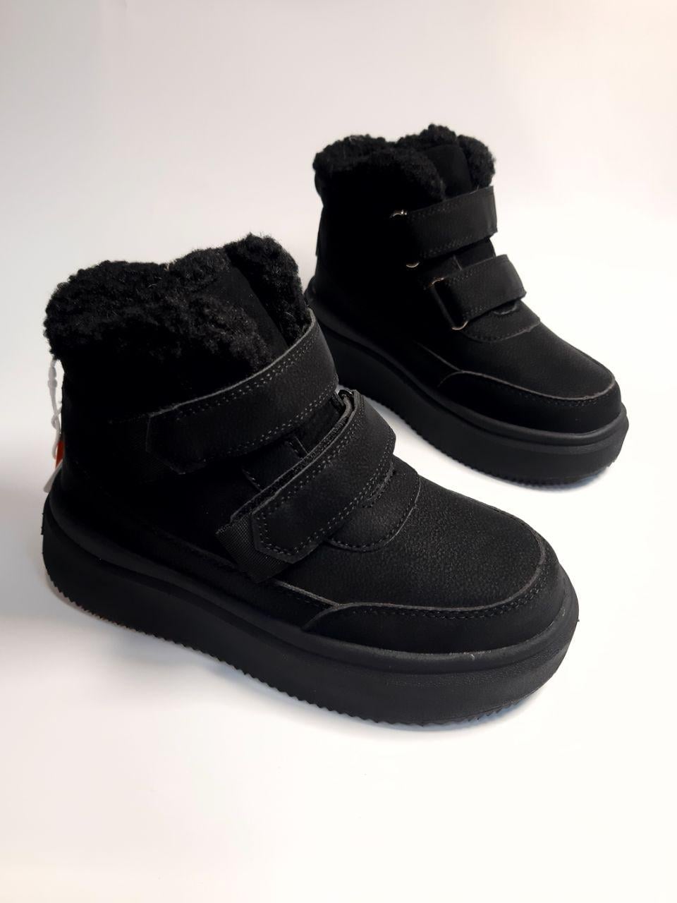 Черевики зимові Bi&Ki для дівчинки р. 32 21 см Чорний (60180 A black) Черевики зимові Bi&Ki для дівчинки р. 32 21 см Чорний (60180 A black)