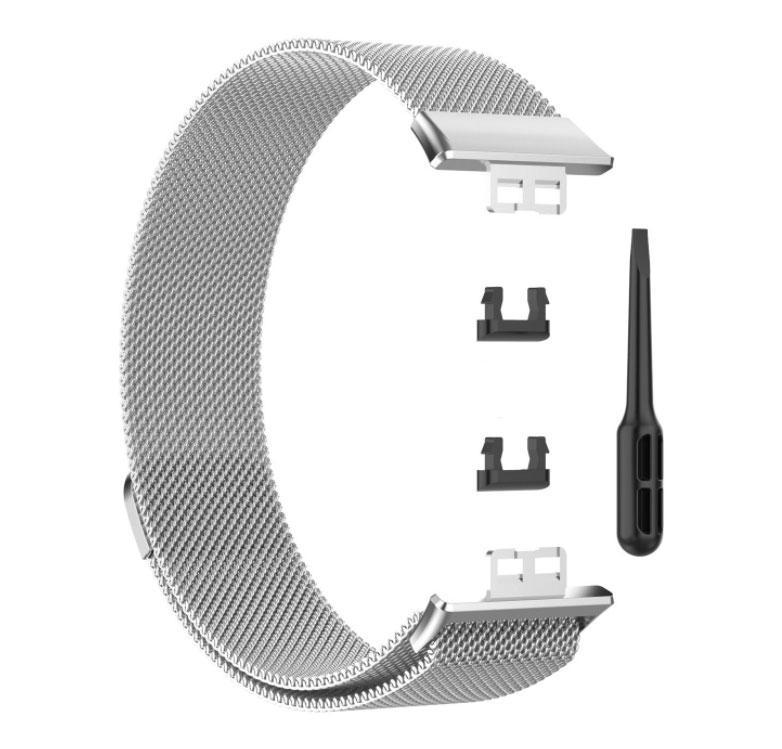 Миланский магнитный ремешок Primolux для смарт-часов Huawei Watch Fit TIA-B09 Silver (1335345036) Миланский магнитный ремешок Primolux для смарт-часов Huawei Watch Fit TIA-B09 Silver (1335345036)