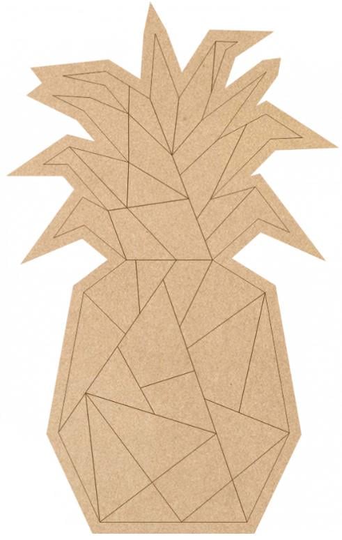 Основа для декорирования панно-мозаика ROSA TALENT Ананас 1 29х46 см