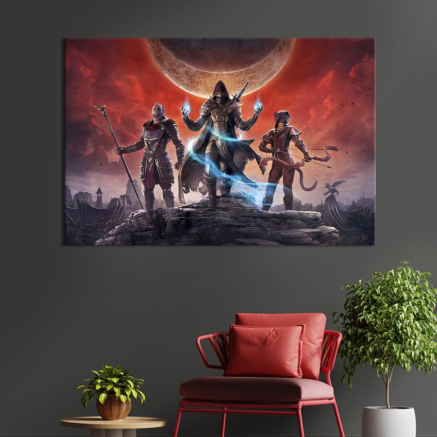 Картина на холсте The Elder Scrolls 75x50 см (1519-1)