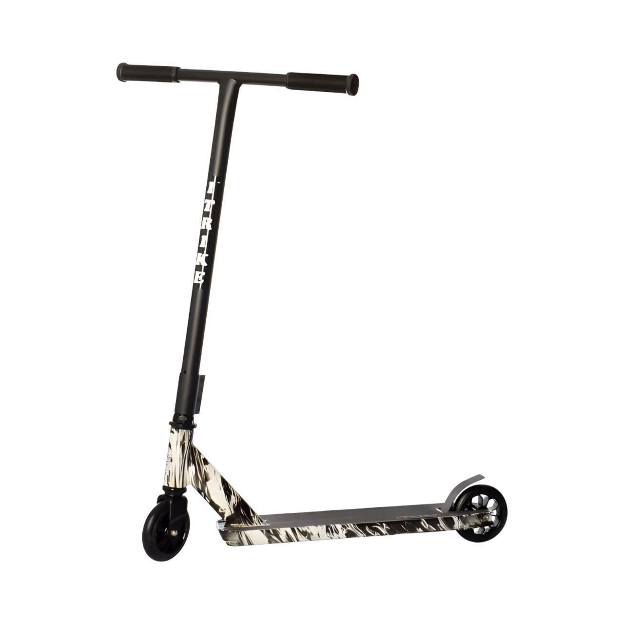 Самокат трюковый SR 2-064-5-WP1 с цветным принтом алюминий/сталь Черный (26159938)