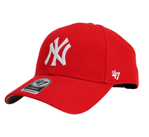 Кепка MVP 47 Brand Yankees/Yankees One Size Grey/Red (B-MVP17WBV-RD)