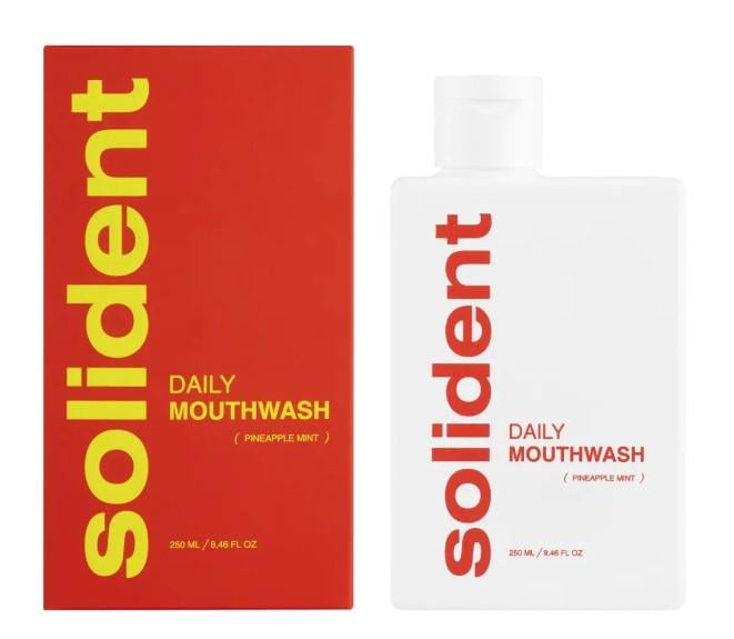 Ополіскувач для ротової порожнини Solident Daily Mouthwash Ананас-м'ята 250 мл