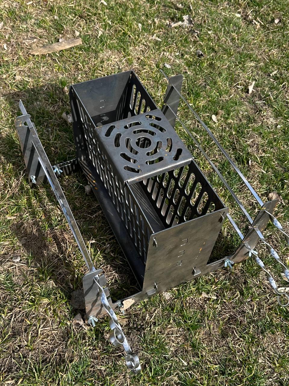 Мангал вертикальний на 6 шампурів (2560624664)