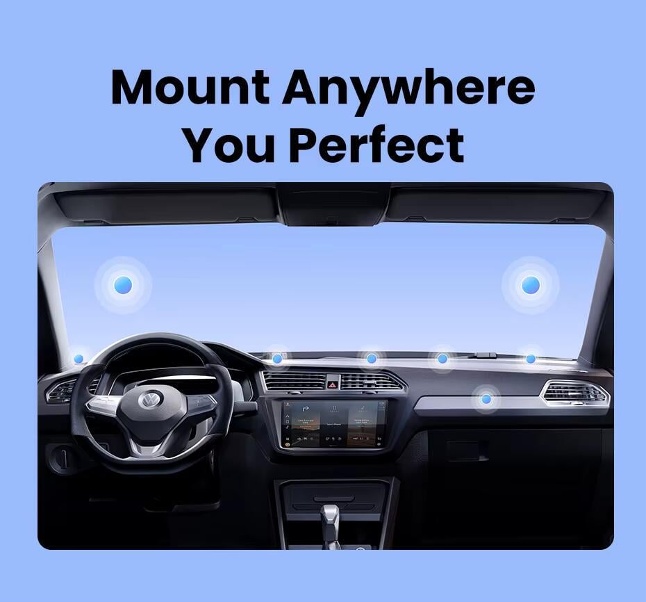 Держатель магнитный для телефона в машину UGREEN LP924 Magsafe Black (LP924) - фото 9