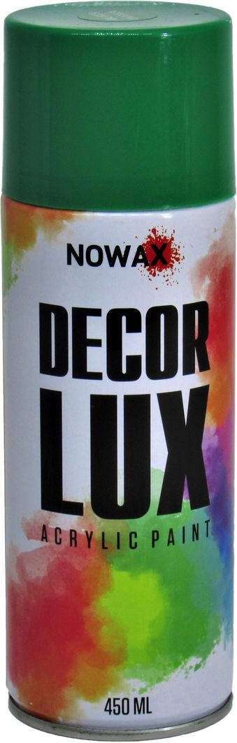 Краска-спрей Nowax Decor Lux 450 мл RAL 6029 Мятно-зеленый (NX48028 6029)