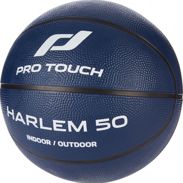 М'яч баскетбол №5 Pro Touch Harlem 50 Темно-синій/Білий