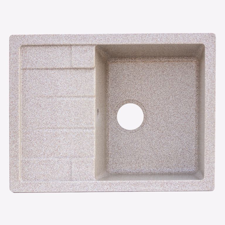 Мойка кухонная Platinum Lotos 6550 Карамель (353260) Мойка кухонная Platinum Lotos 6550 Карамель (353260)