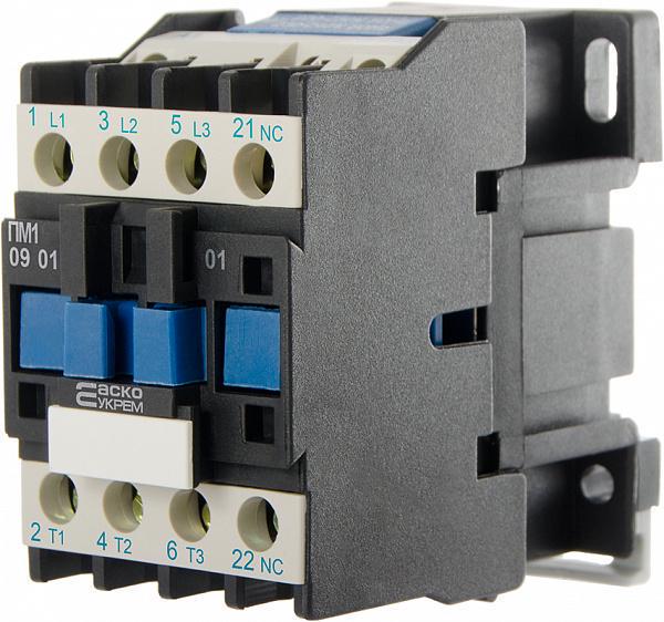 Контактор-пускатель АСКО-Укрем ПМ 1-09-01 C7 LC1-D0901 9А 36 B 1NC (A0040010097) - фото 5