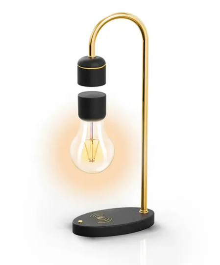 Нічник Yarko декоративний в стилі Лофт з бездротовою зарядкою Золотий - фото 3 Нічник Yarko декоративний в стилі Лофт з бездротовою зарядкою Золотий - фото 3