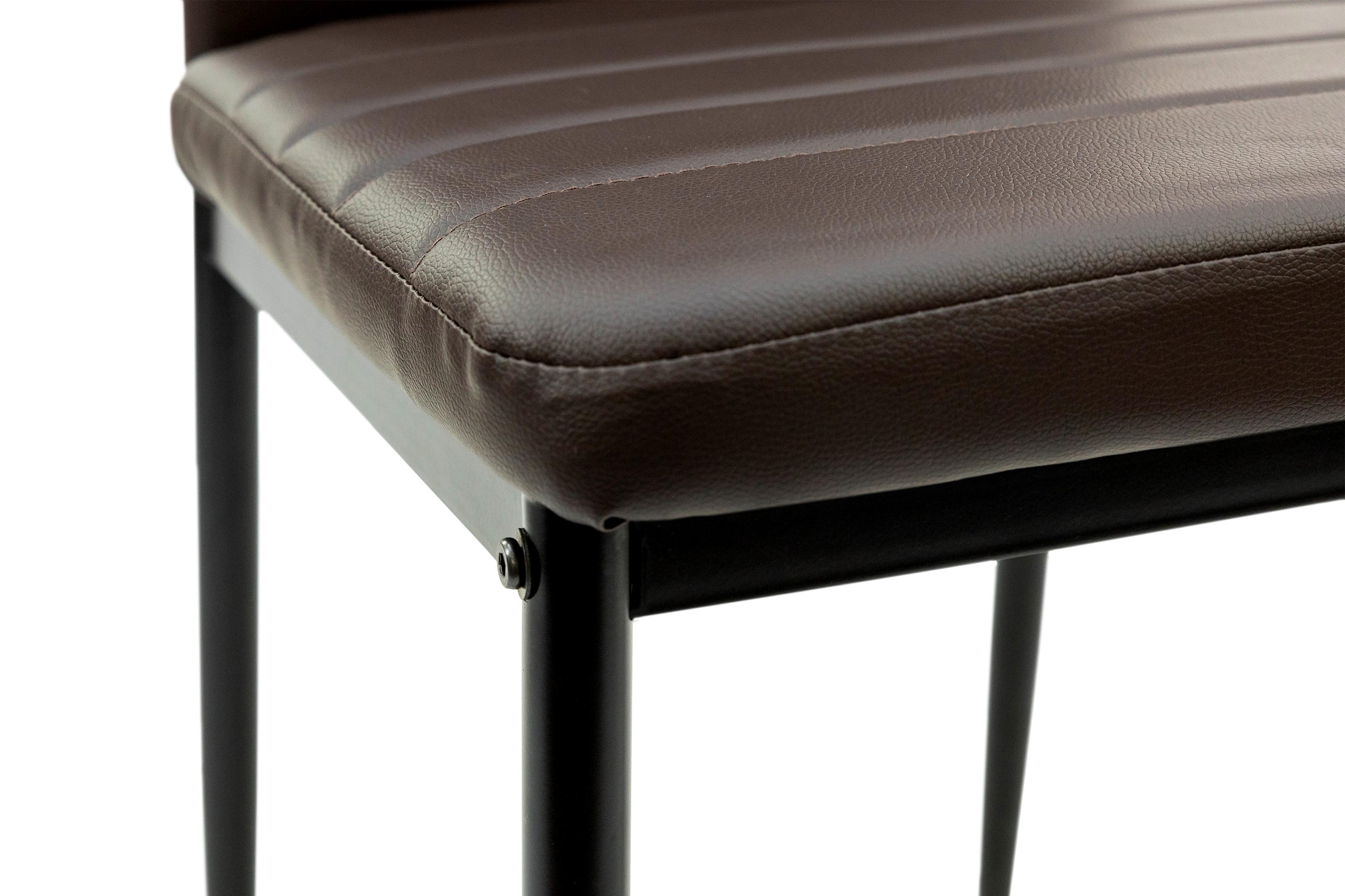 Стілець для кухні та вітальні ГРЕЙС Ріо 390х960х530 мм Чорний/Темний шоколад (GAА0056265) - фото 7 Стілець для кухні та вітальні ГРЕЙС Ріо 390х960х530 мм Чорний/Темний шоколад (GAА0056265) - фото 7