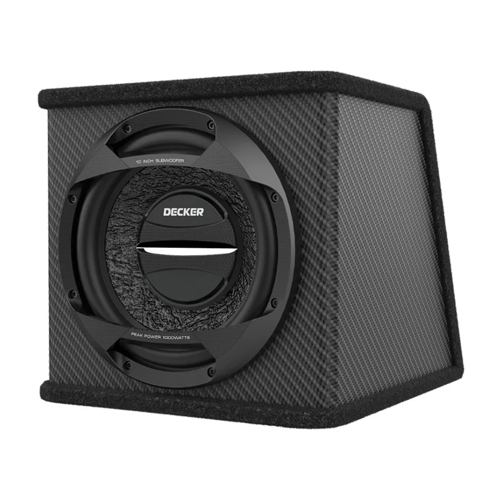 Сабвуфер автомобільний корпусний активний декер Decker DSW-300 12" 1200 Вт (102-970) - фото 2