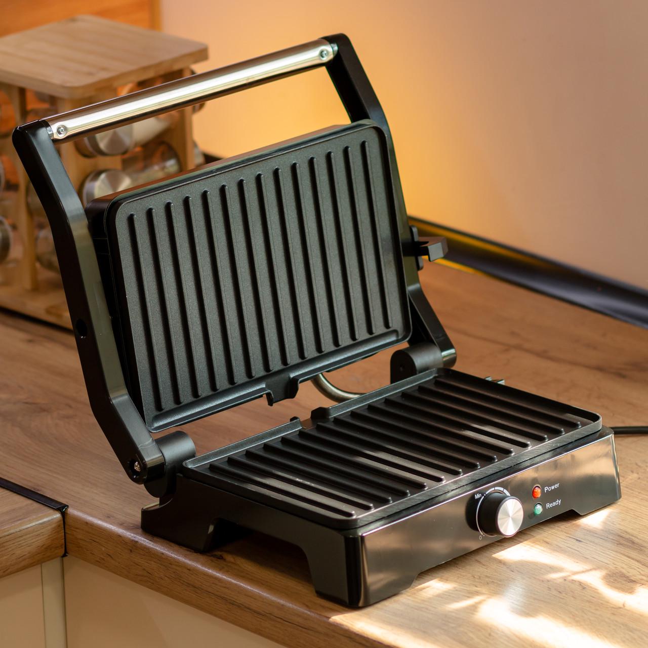 Электрогриль прижимной Sokany SK-08026 с антипригарным покрытием 1500 Вт (SK-08026) - фото 8 Электрогриль прижимной Sokany SK-08026 с антипригарным покрытием 1500 Вт (SK-08026) - фото 8