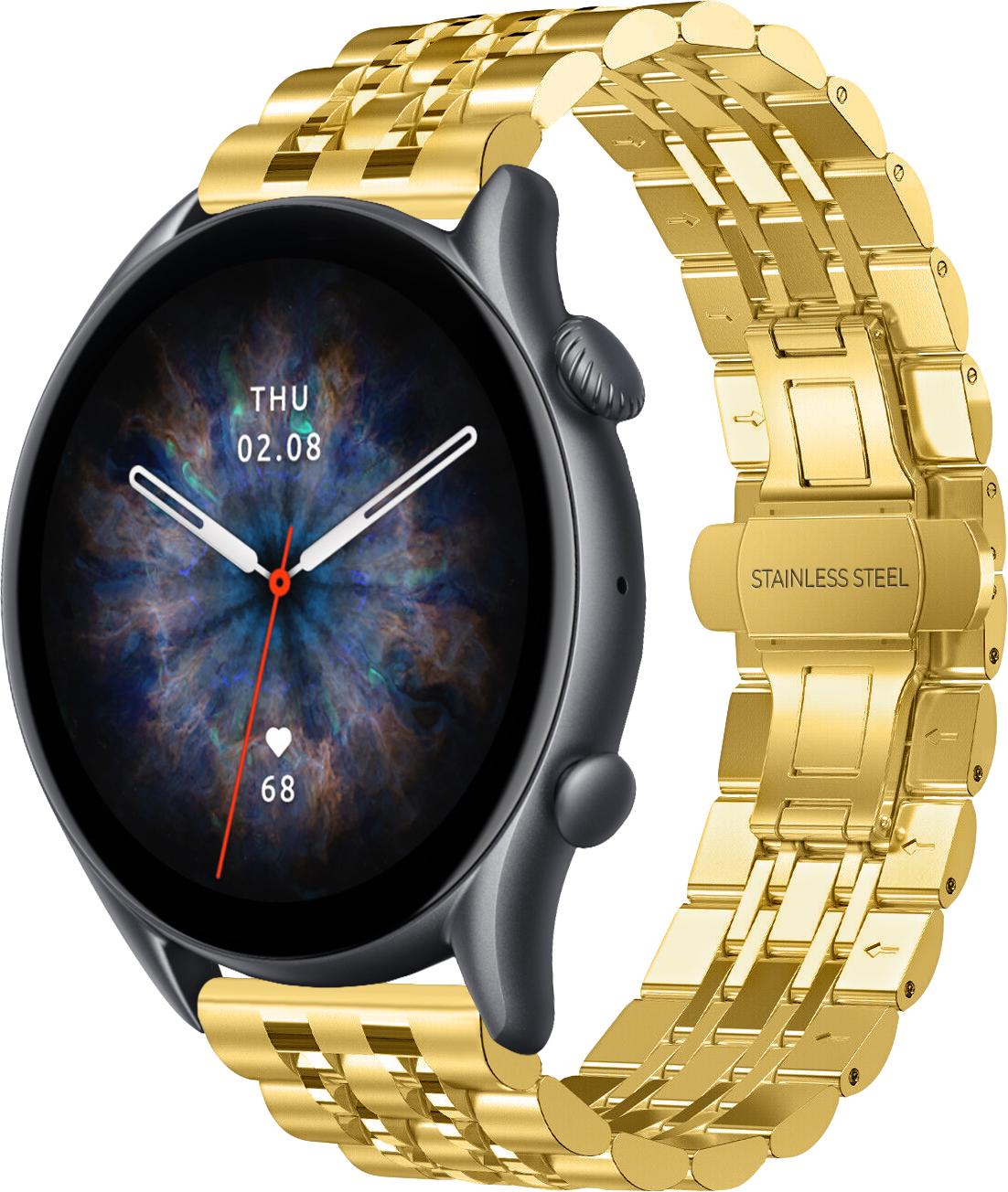 Браслет металлический Spinye для Amazfit GTR 3 Gold (28958-2A)